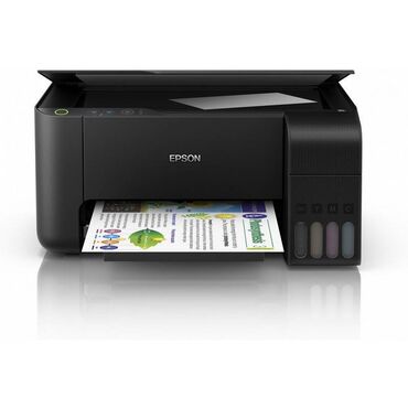сканеры контактный cis струйные картриджи: МФУ принтер All-In-One Epson L3110 (A4, printer, scanner, copier, 33