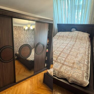 tek adamliq yataq: 1 ədəd taxt və 1 ədəd dolab satılır cəmi 350₼. Yaxşı
