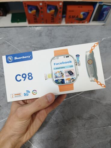 saat kamera: Yeni, Smart saat, Sim kart, rəng - Boz