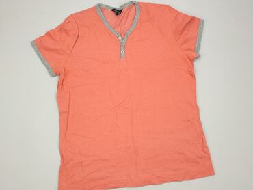 pomarańczowa spódnice plisowane: T-shirt, M, stan - Dobry