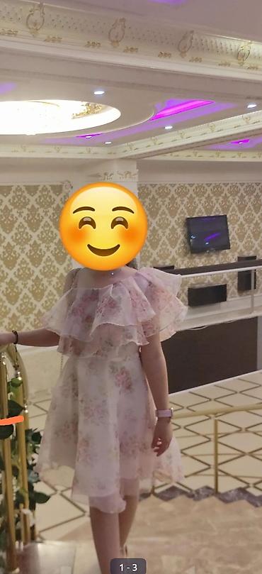 cicekli don: Qız uşaqları üçün çiçək naxışlı şifon don Shine-dən 22 dollara — 3