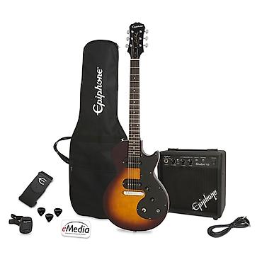klasik gitara: Epiphone Les Paul SL Starter Pack Cherry Sunburst – Elektrik Gitara — 1