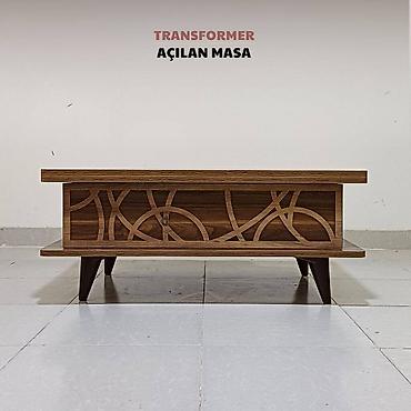 Masalar: Jurnal masası, Yeni, Transformer, Laminat, Dördbucaq masa — 10