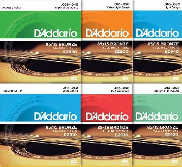 Гитары: D'addario ez серии - струны для акустической гитары. дом торговли 1