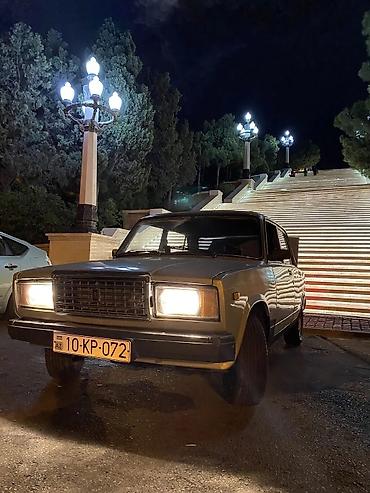VAZ (LADA): VAZ 2107 sedan - Kuzov: 4 qapılı, gümüşü rəng - Mühərrik: benzin — 6