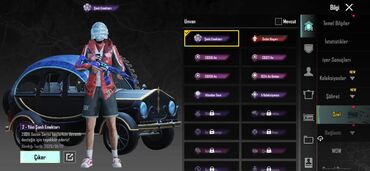 Digər: PUBG Mobile hesabı – zəngin görünüş və kosmetik toplusu - Səviyyə/pas — 9