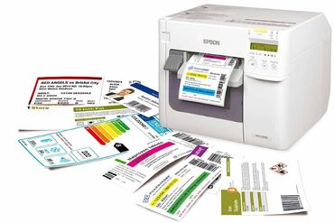 совместимые расходные материалы free label черно белые картриджи: Epson TM-C3500 принтер этикеток TM-C3500 самый быстрый из