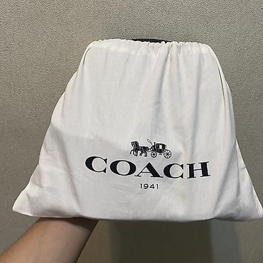 lining оригинал: Продаю абсолютно новую барсетку Coach New York в черном цвете — 1