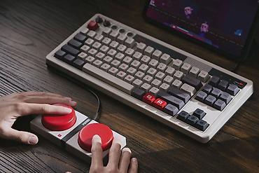nintendo controller: Клавиатура, Механическая, Bluetooth, Проводное подключение, Размер: 80% — 3