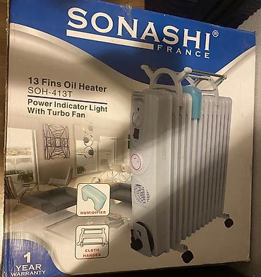 kondisioner hava deflektoru: SONASHI France SOH-413T yağlı radiator – 13 lamelli isitmə sistemi — 1