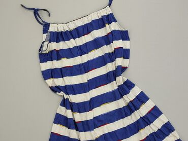 Sukienki letnie: Sarafan XS (EU 34), stan - Idealny, wzór - Linia, kolor - Niebieski