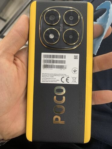 хуавей мате хт: Poco X7, Колдонулган, 256 ГБ, түсү - Сары