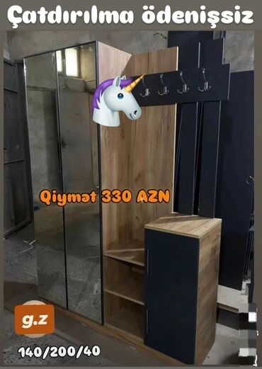 işlənmiş dolab: Yeni, Düz dolab, Dolab-asılqan