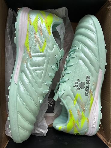 роналду бутсы: Бутсы сороконожки Kelme (TF) мятного цвета - Тип: бутсы сороконожки — 3