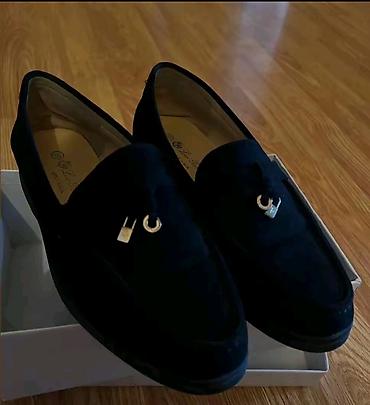 ipli mokasinlər: Loro Piana “Open Walk” mokasinləri - Rəng: qara - Model: Open Walk — 4