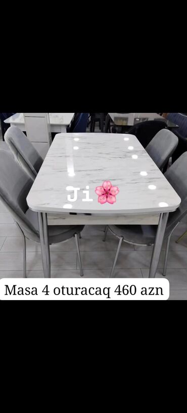 Masa və oturacaq dəstləri: Qonaq otağı üçün, Açılmayan, Dördbucaq masa, 4 stul -da lalafo.az — 7 Masa və oturacaq dəstləri: Qonaq otağı üçün, Açılmayan, Dördbucaq masa, 4 stul — 7