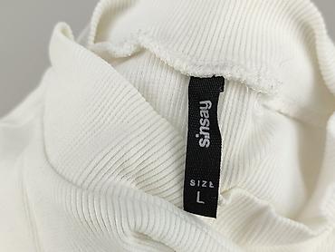 sweter bialy: Sinsay, Top damski, rozmiar L — 4