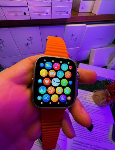 эпл вотч 8 ультра цена бишкек: Apple watch 8 ultra подключается на ios/android батарея на 2-3 дня