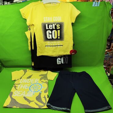 желтый домик масло бишкек: Одежда двойка футболка и штанишки на мальчика в ассортименте🤩 В