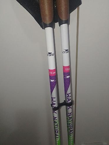 Rekviziti za vežbanje: Nordic walking štapovi Crane – dužina 115 cm - Fiksni štapovi za — 4
