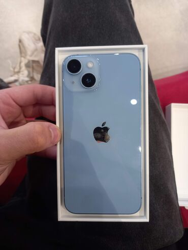 Apple iPhone: IPhone 14, 256 ГБ, Синий, Отпечаток пальца, Face ID
