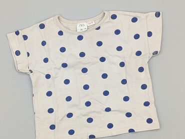 sukienki letnie białe haftowane: T-shirt, Zara, 3-4 years, 98-104 cm, condition - Good