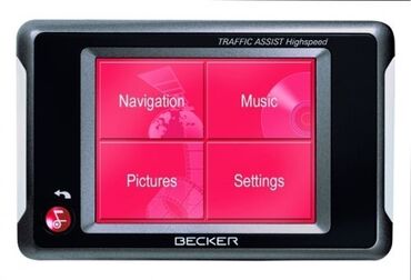 Auto oprema: GSP Navigacija BECKET 7934. Nameštena je na nemačom jeziku. U