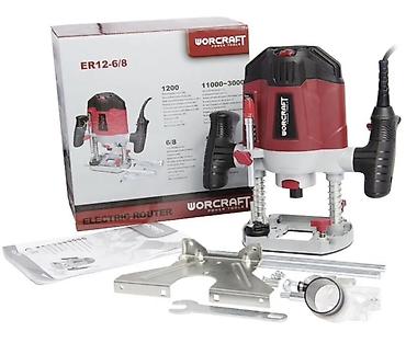 Фрезер электрический WORCRAFT ER12-6/8 - Мощность двигателя: 1200 Вт
