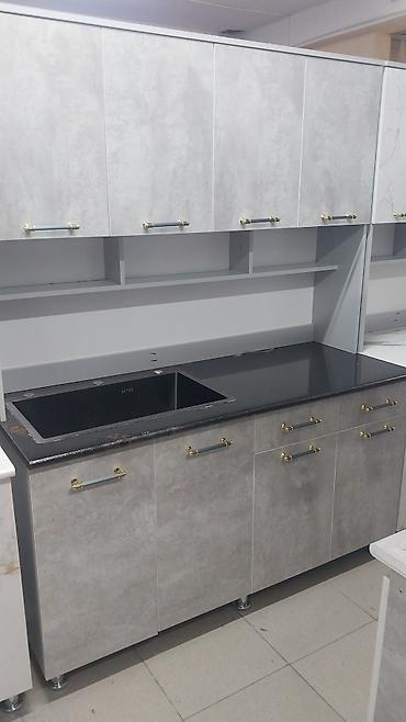 Кухонные гарнитуры: Кухонный гарнитур прямой, современный - Компоновка: нижний ряд тумб с — 19