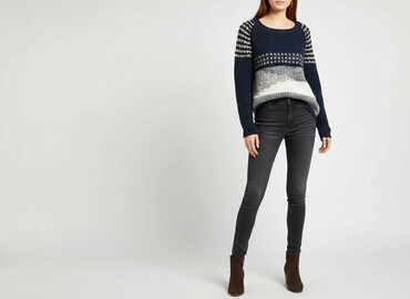 sukienki sweterkowe plus size: Boohoo, Светр жіночий, розмір M