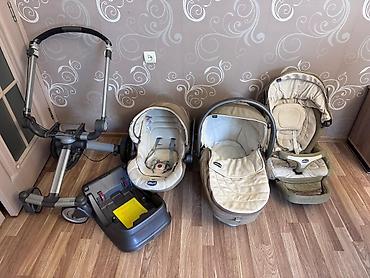 Modullu arabalar: "Chicco" çoxfunksiyalı uşaq dəsti Komplekt: - Universal şassi/çərçivə — 2