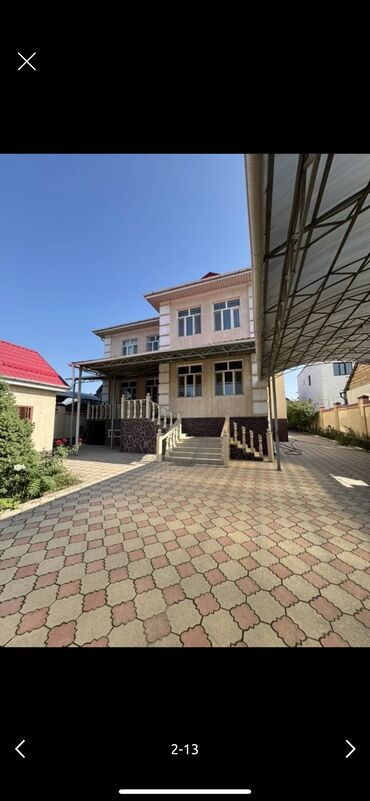 продаю дом поселок манас: 370 м², 7 комнат, Утепленный, Кондиционер, Парковка