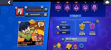 İncəsənət və kolleksiyalar: Brawl Stars hesabı – yüksək göstəricili - Kupa sayı: 72,660 - Profil — 3