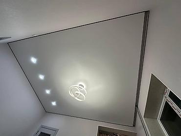 Натяжной потолок: Натяжной потолок Матовое Монтаж — 1