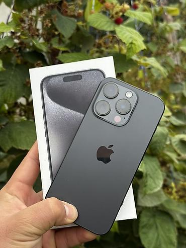 Техника и электроника: IPhone 15 Pro, Б/у, 256 ГБ, Черный, Коробка — 2