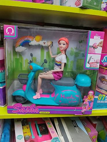 oformleniya toy: Игровой набор «Sasha — Scooter Set» - Кукла с подвижными руками и — 1