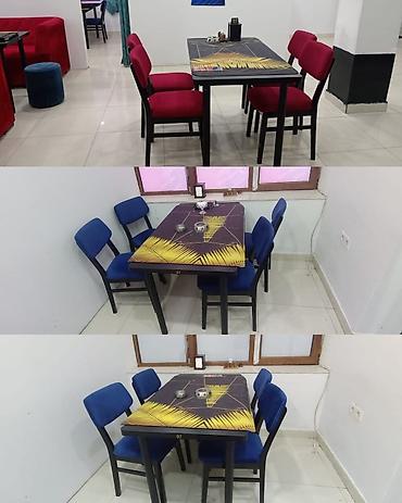 mebel satışı: 3 dəst masa dəsti satılır,1dəsti 200₼. 4 oturcağı var.Ünvan — 1