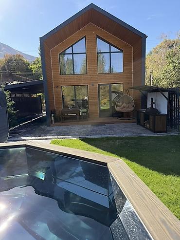 🏡 БАРНХАУС «ДАЧА У РЕКИ» 📍 Село Арашан | 30 минут от Бишкека Уютный