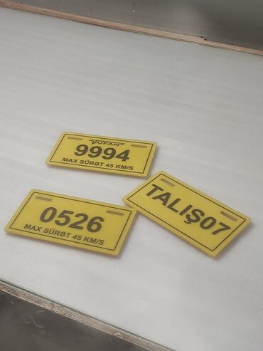 Digər biznes avadanlığı: Sifarişlə sarı nömrə hazırlanır max 45 sürət 15 20 dəqiqəyə hazir -da lalafo.az — 6 Digər biznes avadanlığı: Sifarişlə sarı nömrə hazırlanır max 45 sürət 15 20 dəqiqəyə hazir — 6