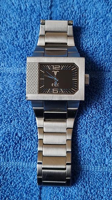 Ručni satovi: EDC by Esprit muški ručni sat – pravougaono kućište i čelična — 1