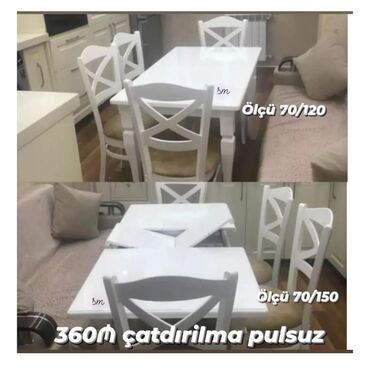 Dolablar: Mətbəx üçün, Yeni, 6 stul