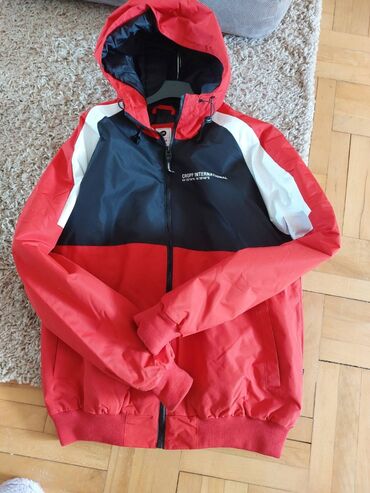 muška zimska jakna: Jakna M (EU 38), bоја - Crvena