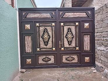 Ворота и комплектующие: Hər kəsə salam. Dəyərli müştərilər istənilən material və ölçüdə — 9