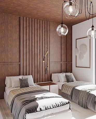 Tikinti işləri: «Barn House»: ▸ 60 m² — 2 yataq otağı, zal, studio tipli mətbəx — 10