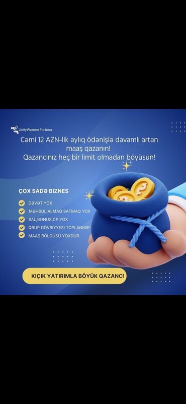 iş elanları bakı 2024: SMM menecer tələb olunur, Onlayn iş, İstənilən yaş