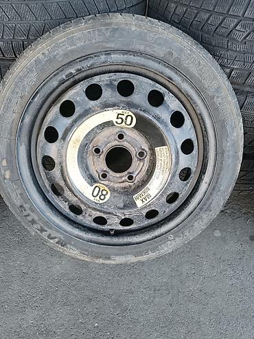Дөңгөлөктөр монтажда: Дөңгөлөктөр монтажда 145 / 80 / R 17, Жаңы, Камдык, Жеңил унаалар, Темир, тешиктери - 5 — 4