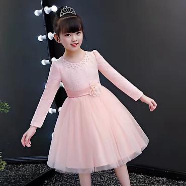 Платья: Детское платье, цвет - Голубой, Новый — 8