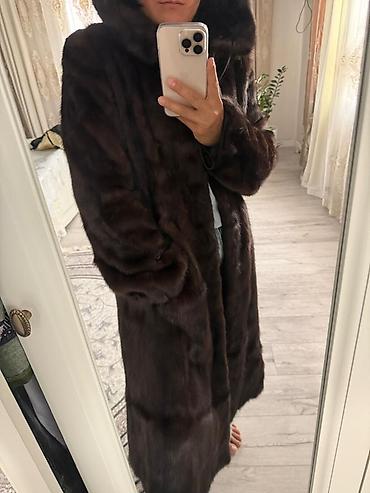 nike tech flecce: Шуба, Норка, Длинная модель, С капюшоном, Стандарт — 5
