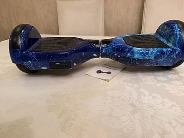 Elektrik nəqliyyatı: Elektrikli giroskut (hoverboard) – mavi “galaxy” dizayn - Təkər — 7