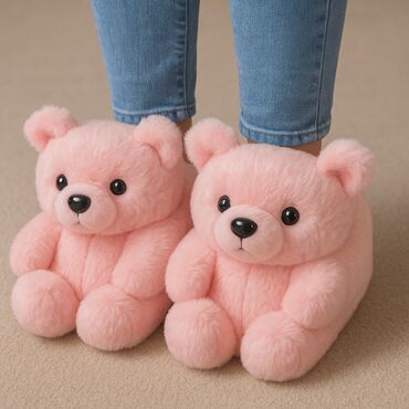 домашние женские тапочки из овчины: Məhsul: Yumşaq ev terlikləri – peluş dizaynlı modellər - Modellər